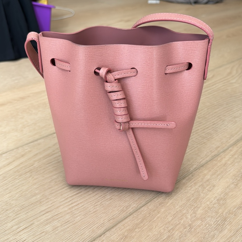 Mansur Gavriel mini mini bucket in confetto